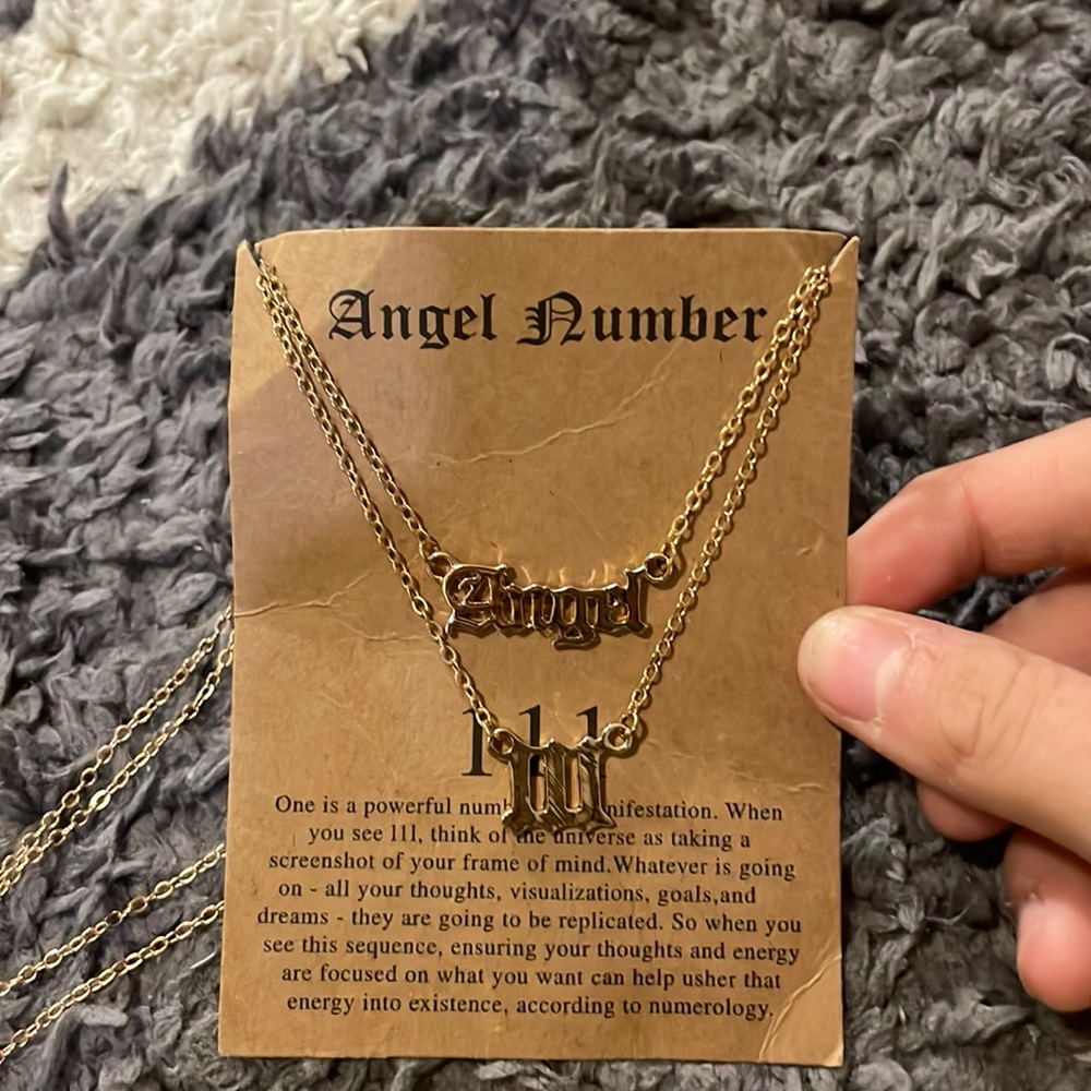 Angel And 111 Necklace!